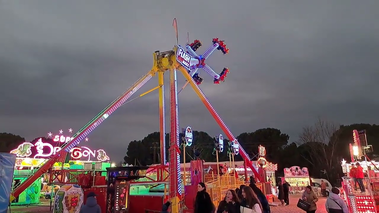 FlashMaxx en la Feria de San Blas 2025 en Valdemorillo (Madrid).