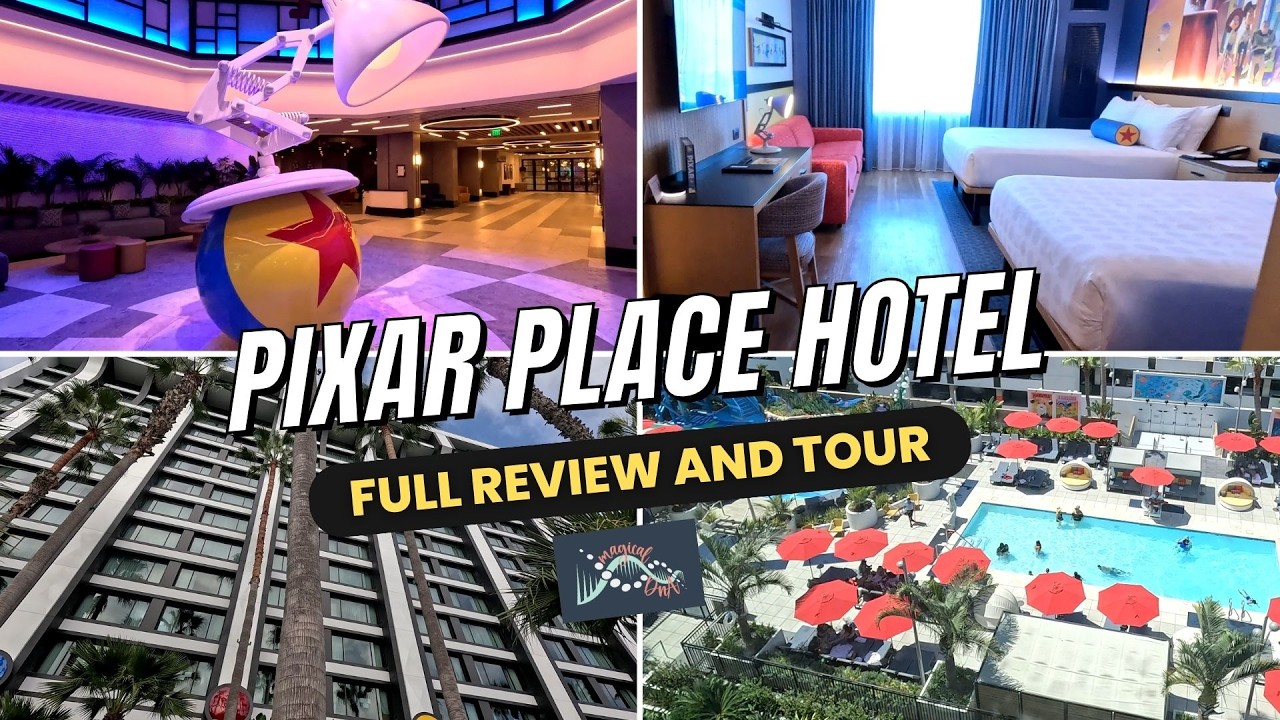 Обзор отеля Pixar Place 2025: номер с видом на парк и детьми | Диснейленд | MagicalDnA