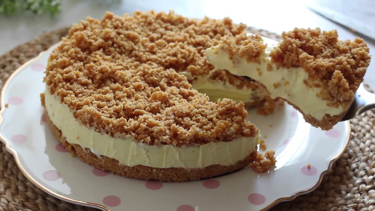 Torta della nonna senza cottura