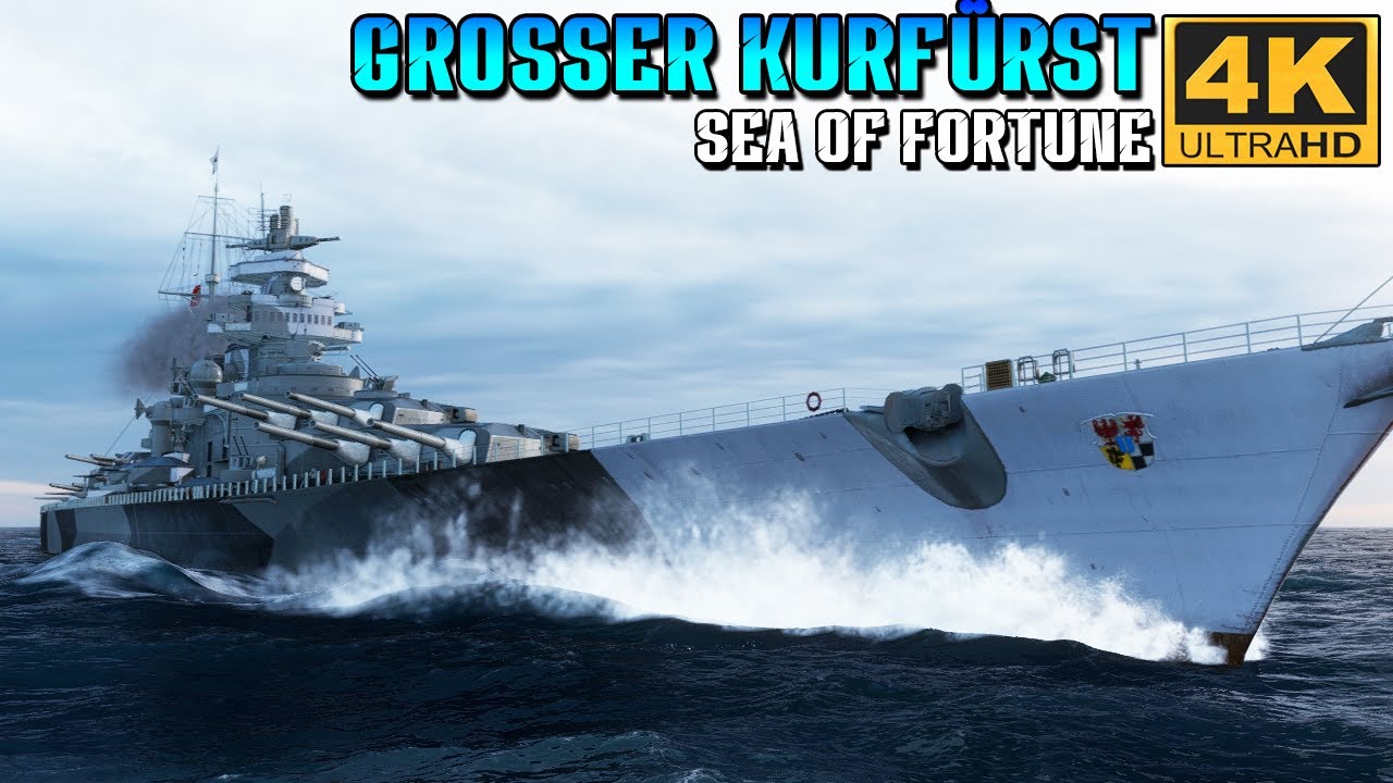 Grosser Kurfürst Flanks with Secondary Guns