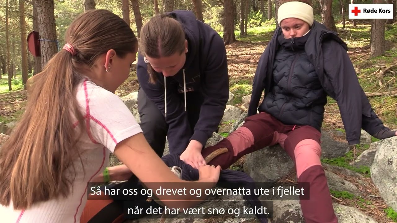 Røde Kors Friluftsliv og Førstehjelp på Lesja