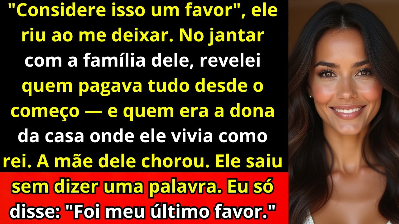“Considere isso um favor, é sua última vez comigo”, riu meu marido antes do divórcio — dias depois..