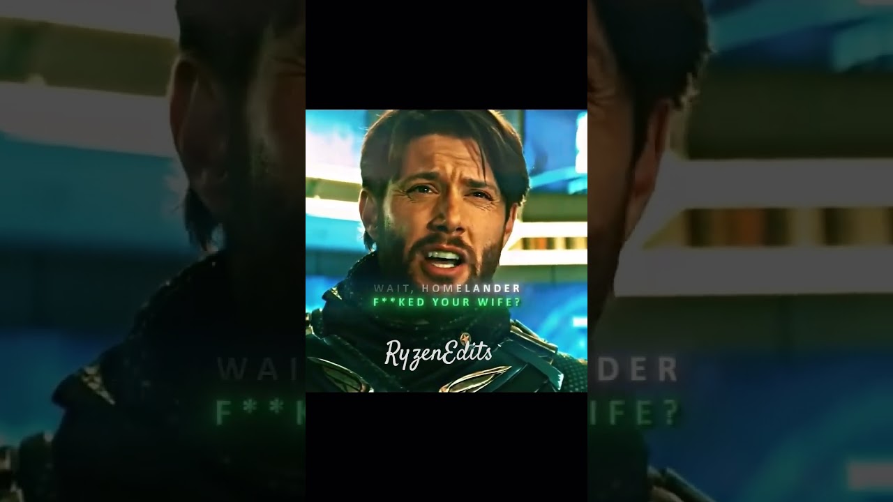 Homelander Vs. Solider boy: The Boys Season 3 Ryan Scene Edit |