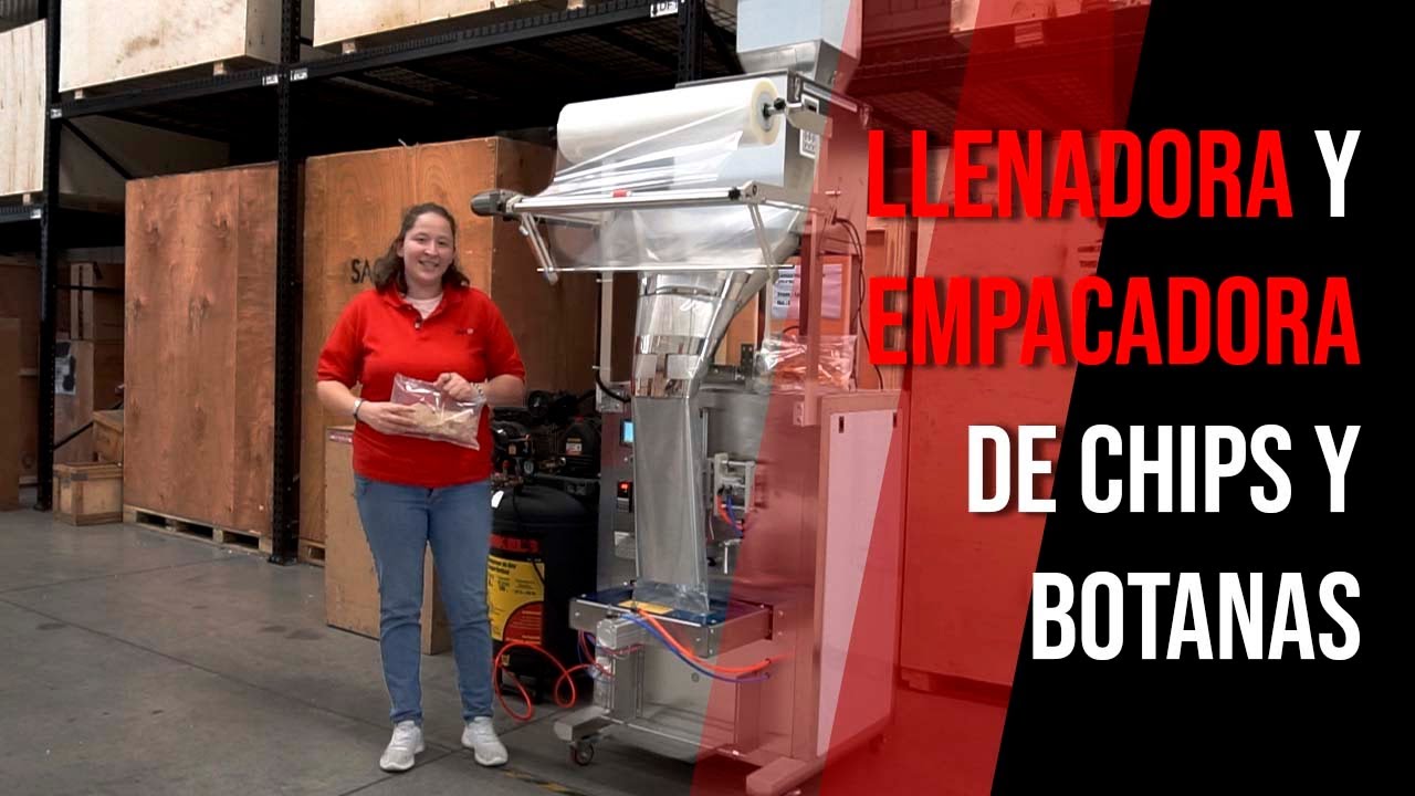 ¡ADIÓS AL EMPAQUE MANUAL! MIRA ESTA MÁQUINA PARA SNACKS