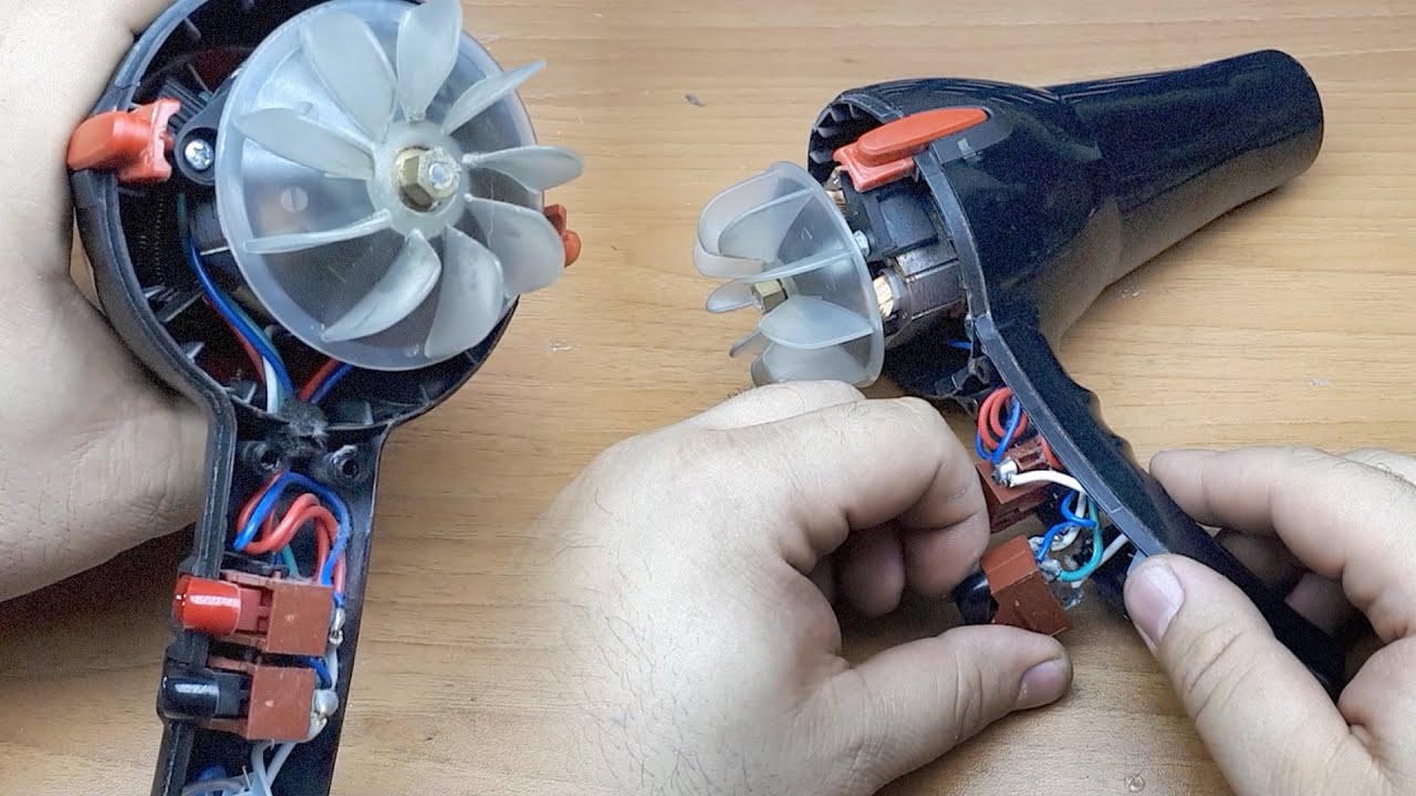 Big problem simple solution - Blow dryer switch repair - Fön makinesi tamiri