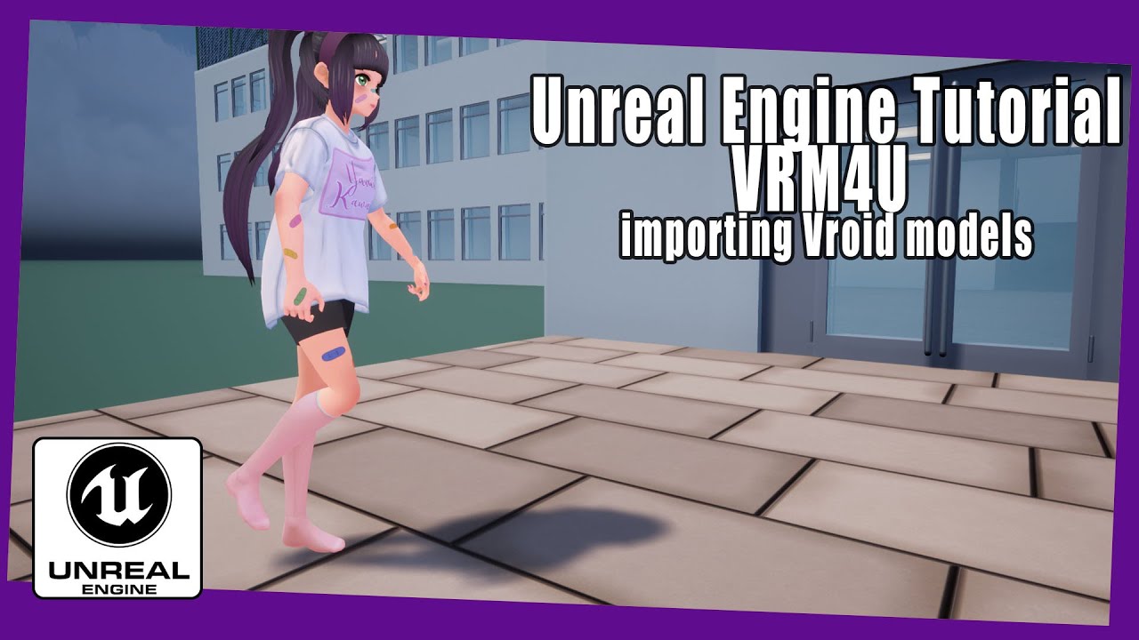 Unreal Engine Tutorial VRM4U Plugin (importing VRoid Studio character into Unreal Engin)
