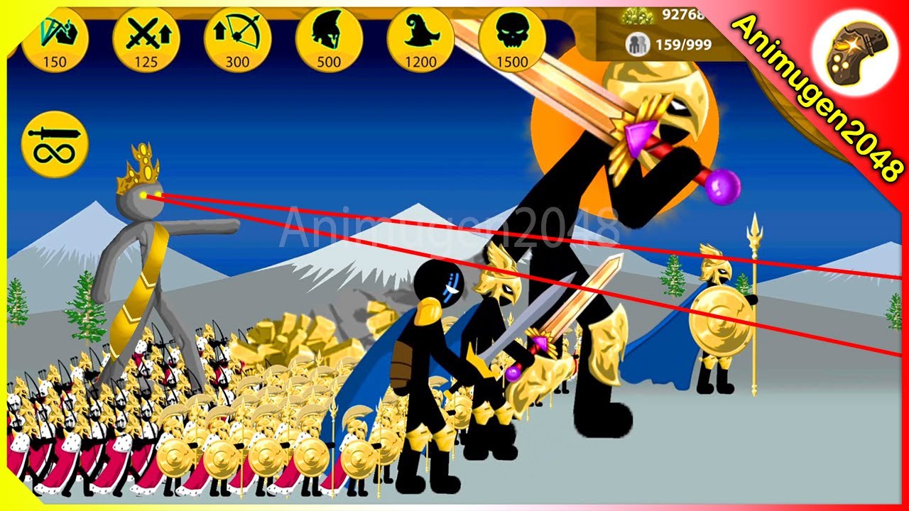 LEGENDARY SUMMON MEGA GOLDEN GRIFFON THE GREAT x9999 ARMY | Stick War Legacy Mod VIP | Animugen2048