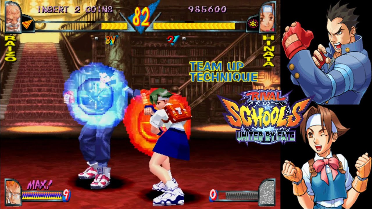 Rival Schools (Arcade) - Justice high schools full story (Batsu/Hinata)