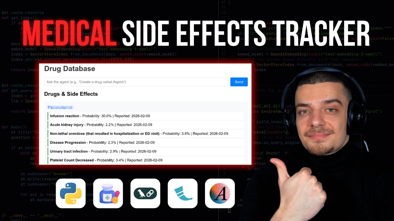 Medical AI Project: Side Effects Tracker in Python