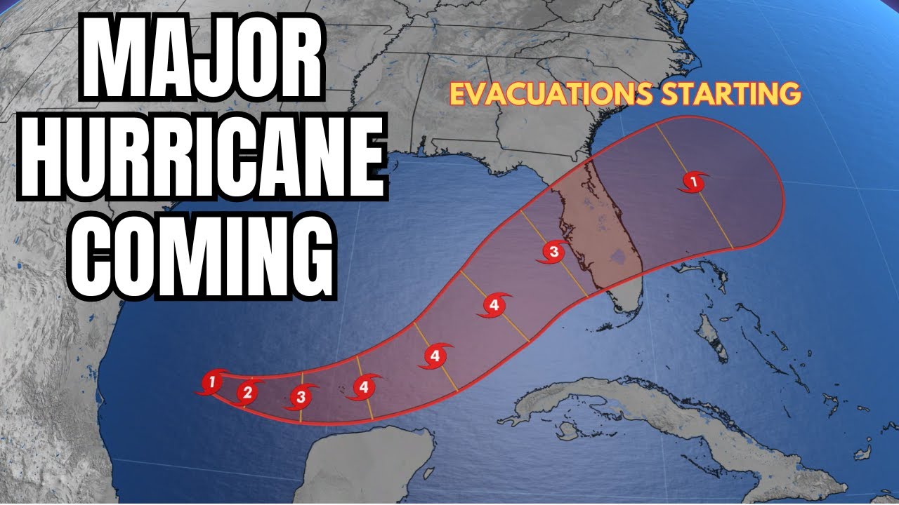 Milton Becomes A Hurricane - Mandatory Evacuations Beginning