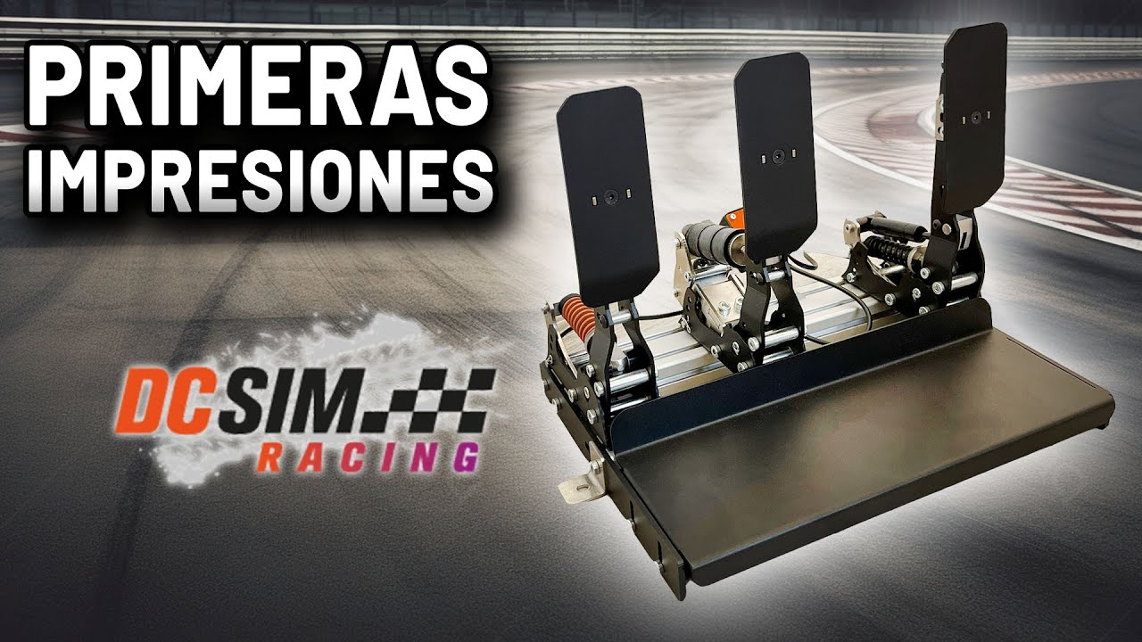 PEDALES DC3 RS👉 PRIMERAS IMPRESIONES de la nueva pedalera de DC Simracing