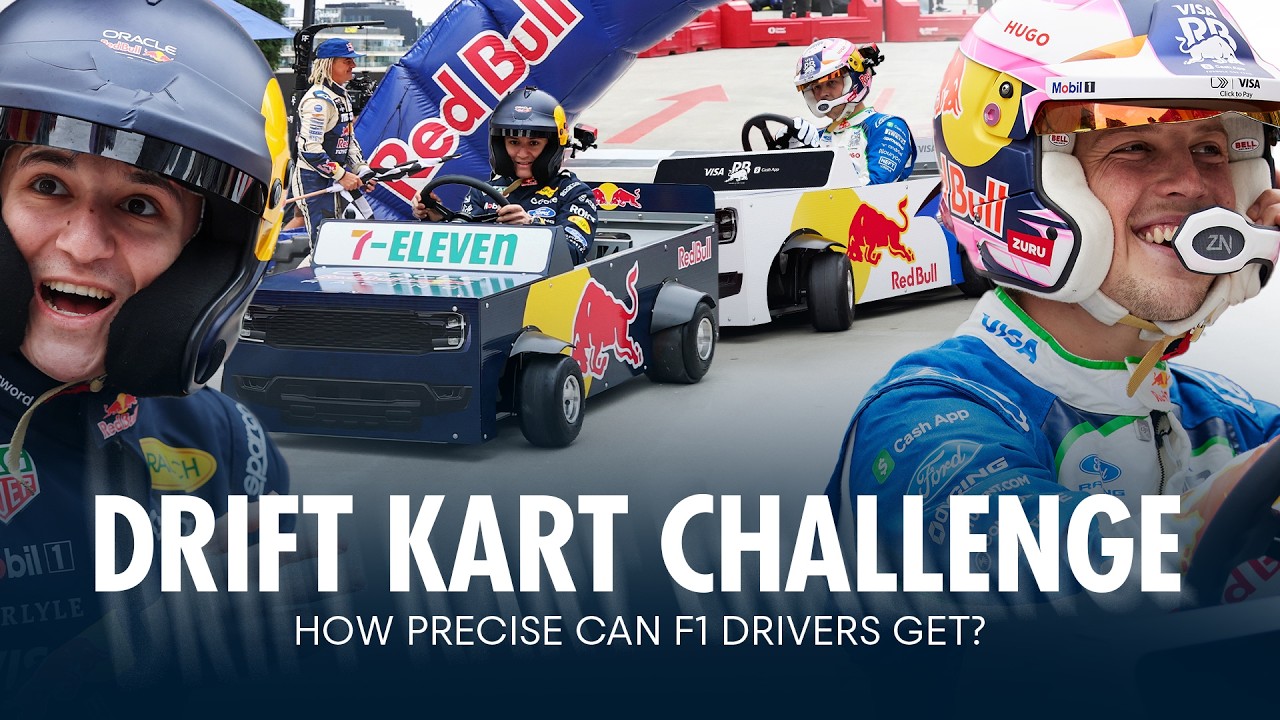 Drift Kart Challenge | How precise can F1 drivers get?