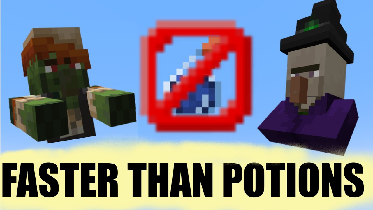 Curing Zombie Villagers WITHOUT POTIONS
