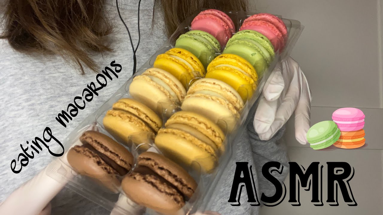 ASMR | Eating Macarons 🍡