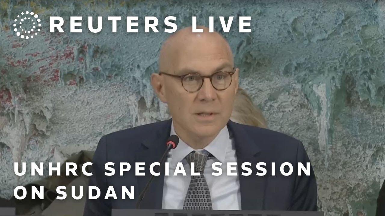LIVE: UN Human Rights Council special session on Sudan