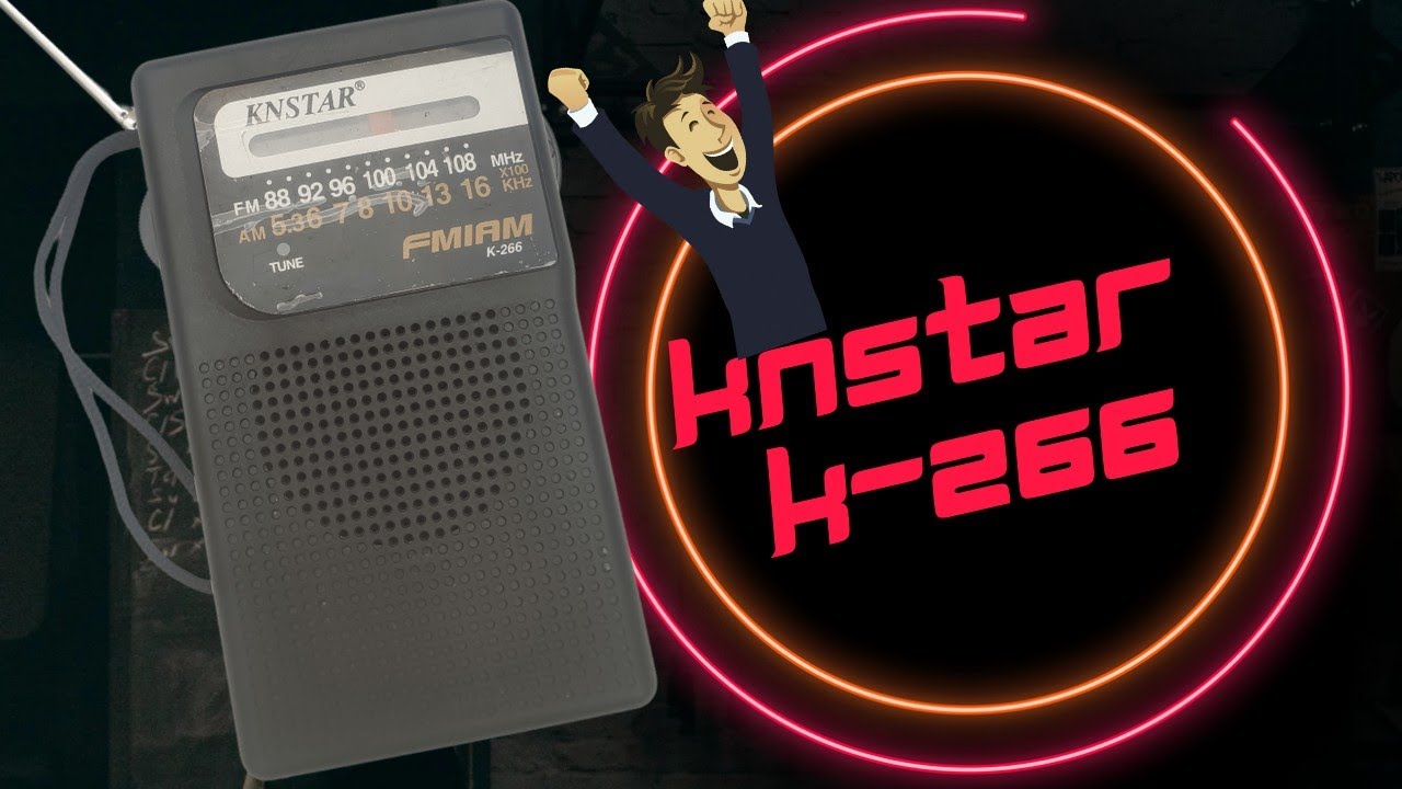 Review 📻 Radio KNSTAR K-266 AM FM 🔊 Altavoz 📡 Alta Sensibilidad AM