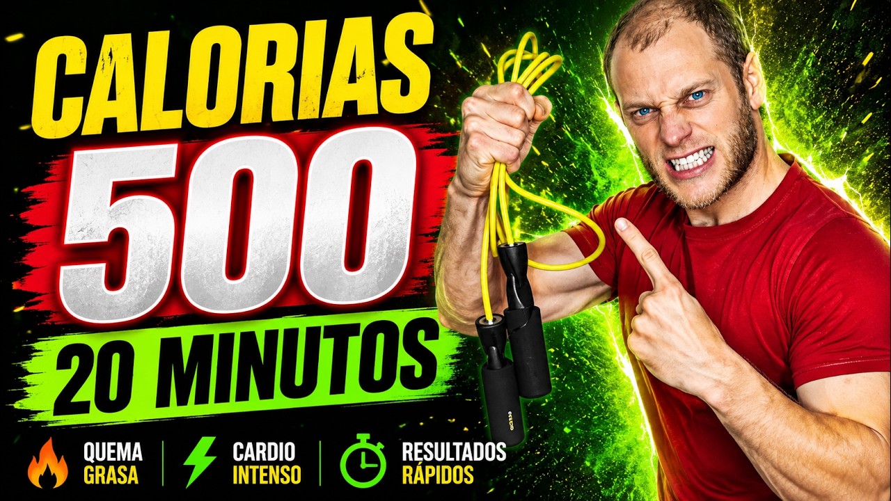 🔔 La rutina HIIT con CUERDA para SALTAR que QUEMA MÁS GRASA en 20 MINUTOS 🔥[FUNCIONA]🔥