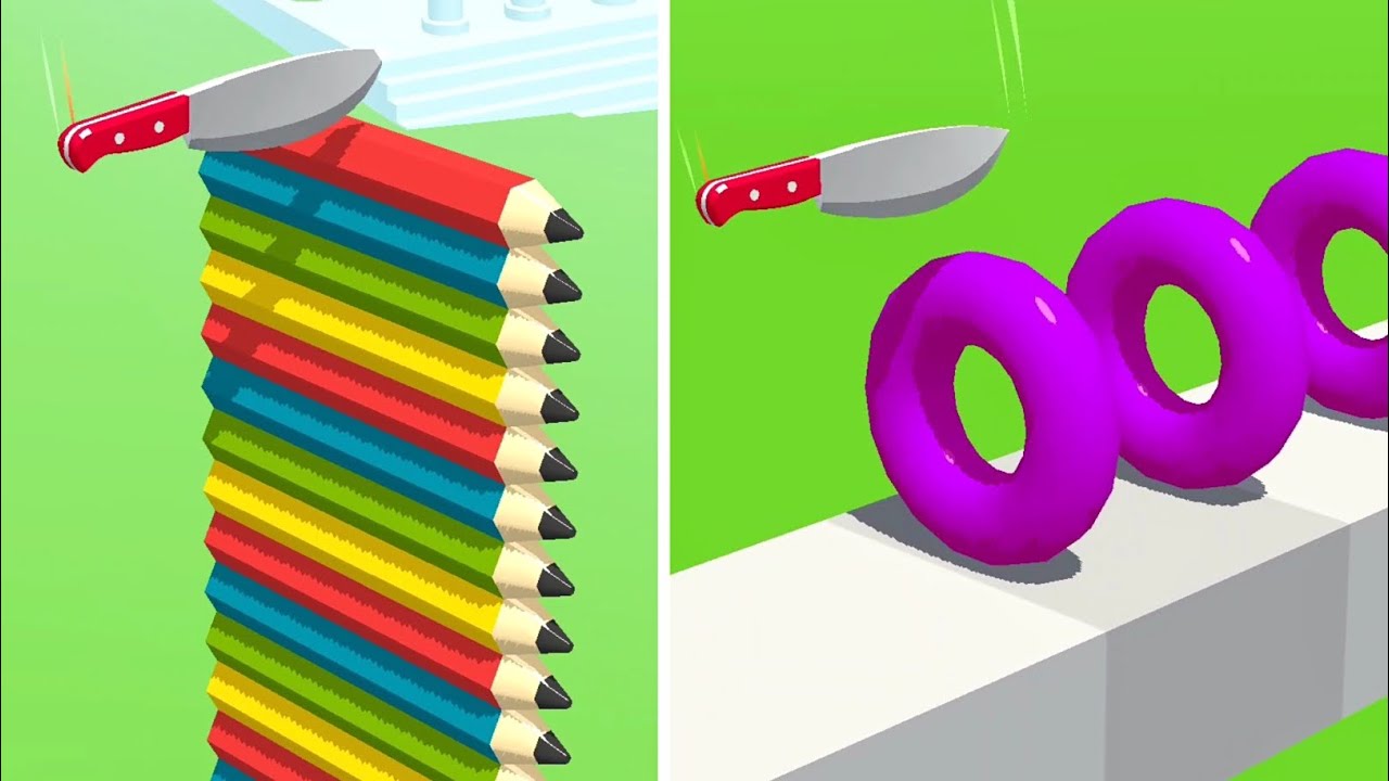 Slice It All Game! Satisfying and Relaxing ASMR Slicing Video