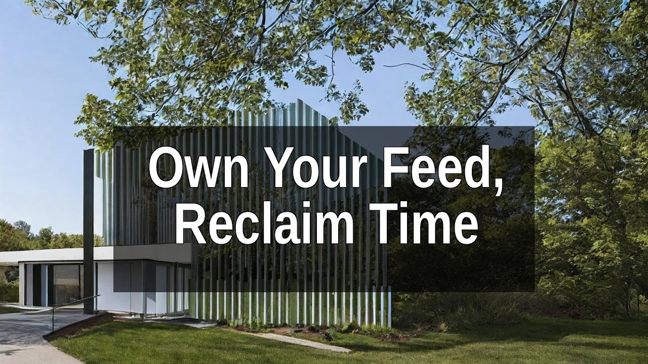 Escape the Feed: Owning Your Personal Watchlist to Reclaim Time