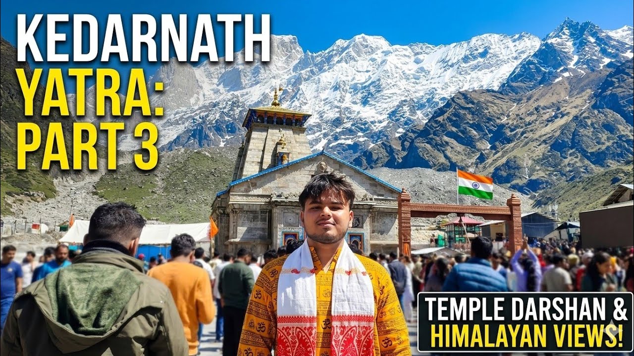 Finally kedarnath temple pahuch hi gaye😍||kedarnath yatra Part 3