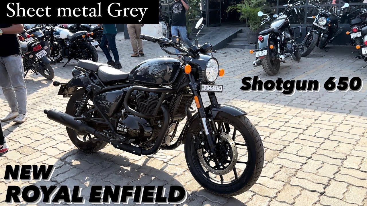 2024 Royal Enfield Shotgun 650 Sheet Metal Grey | Full review 😍🔥