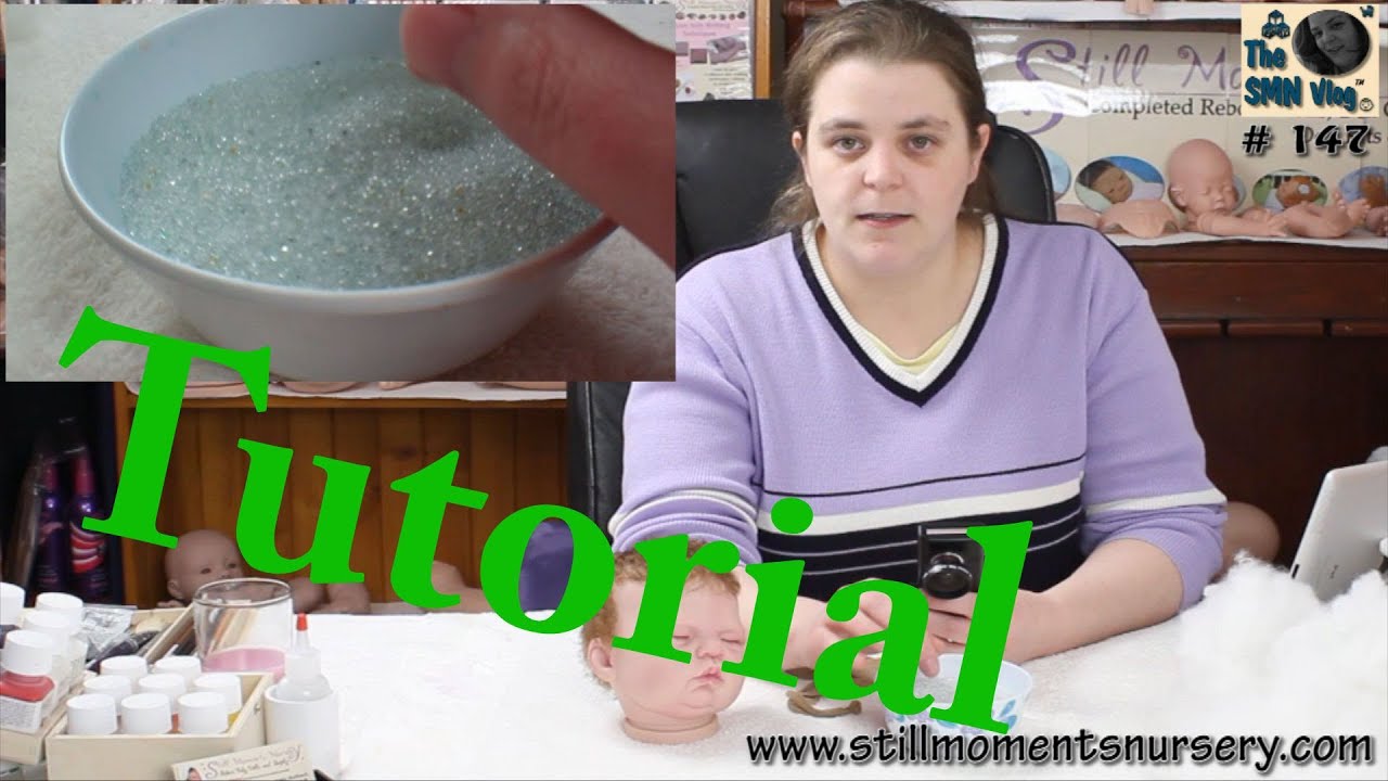 Weighting and filling a doll head - Nikki Holland vlog #147