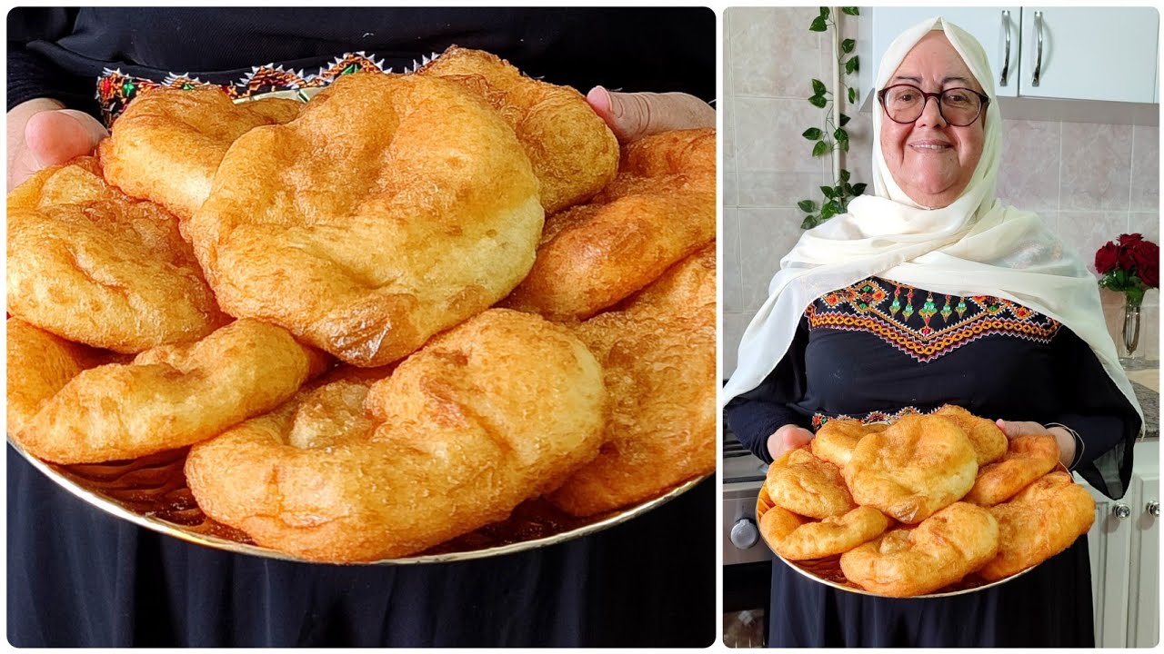 خفاف العيد من عادات مامي  بالسميد و الفرينة خفيف وماشي معلك ويشد لتاني يوم