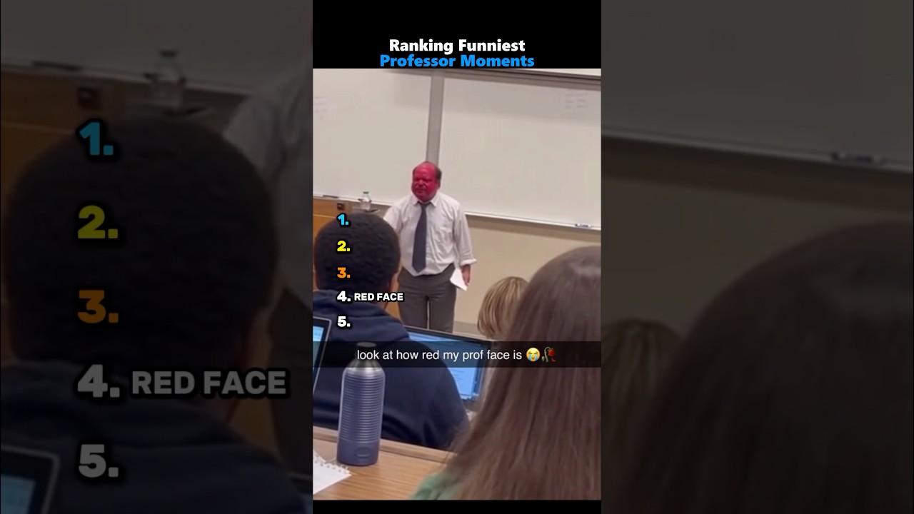 Ranking Funniest Professor Moments