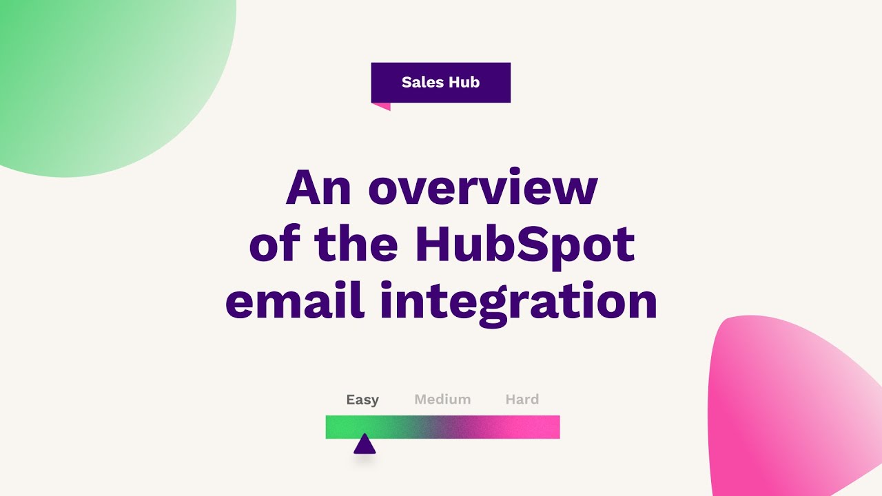 An overview of the HubSpot email integration | HubSpot Help