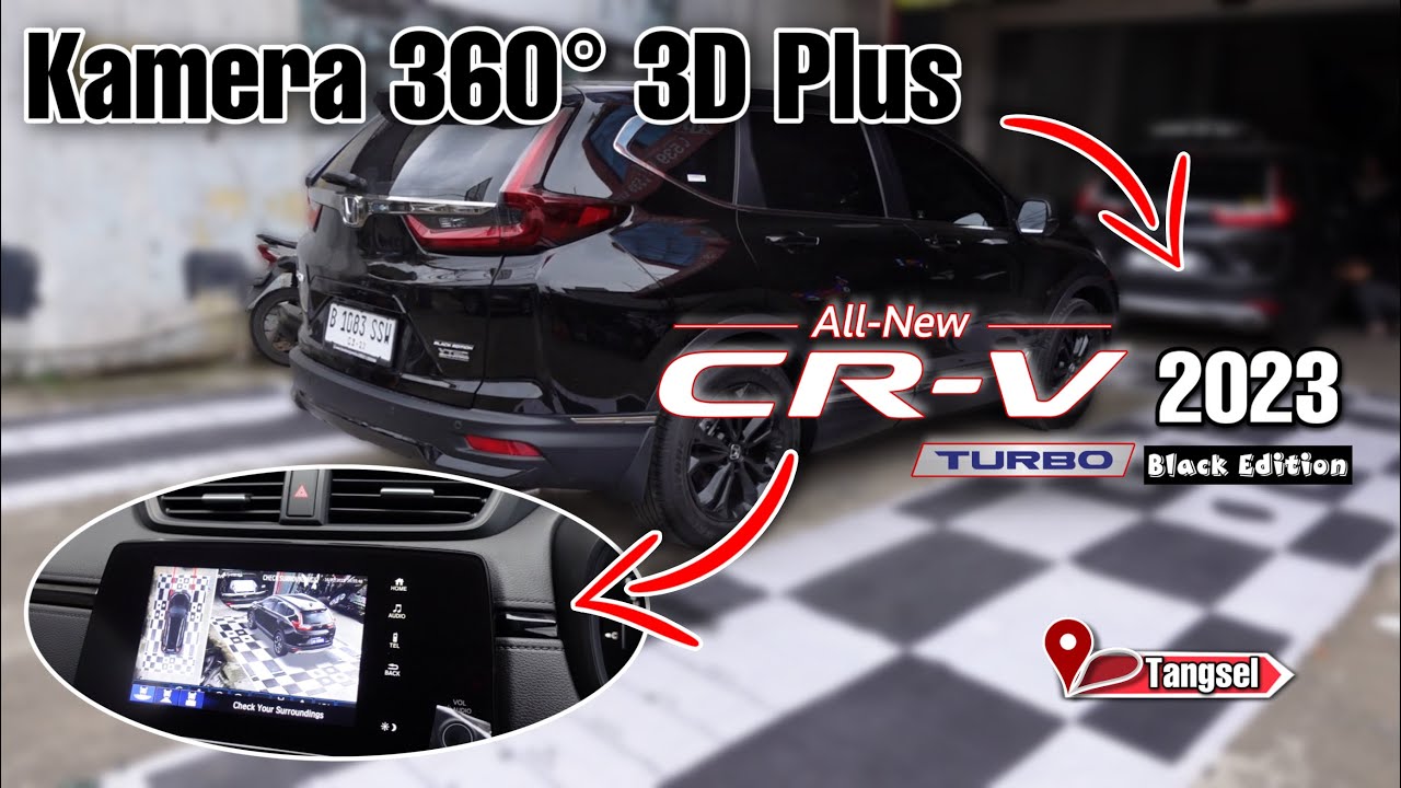 Honda CRV Turbo [Black edition] sensing 2023 | Kamera 360° 3D Plus | 📍Serpong