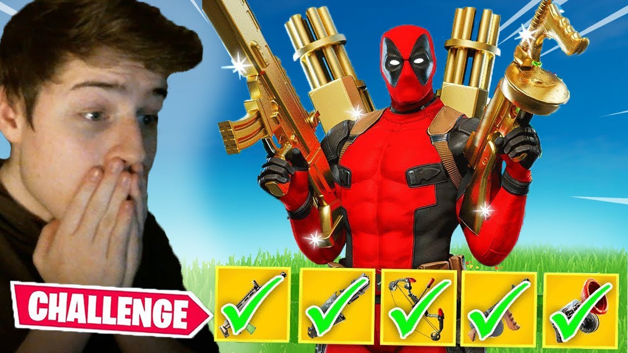 Tüm *NADİR ALTIN* Silahları Tek Maçta Toplama Challenge !! (Türkçe Fortnite)