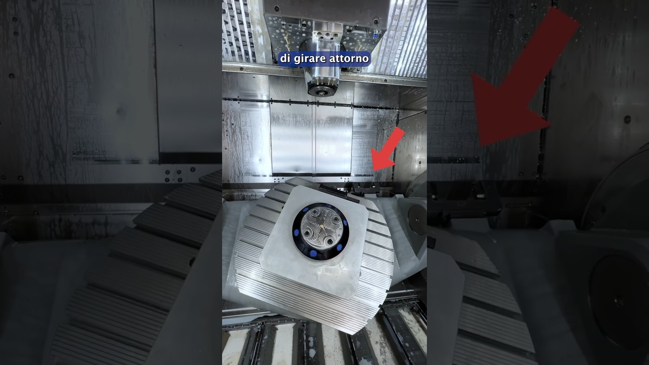 Sapete come lavora una FRESA CNC a 5 ASSI?