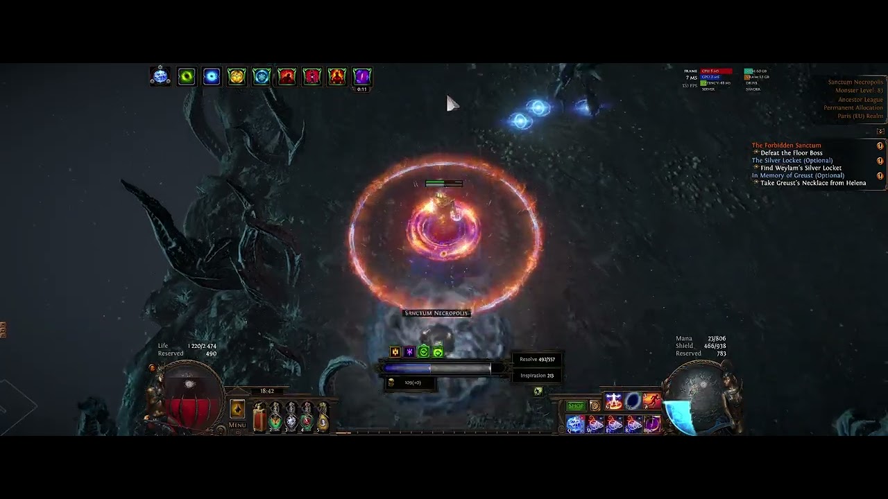 Sanctum +2 divine orb