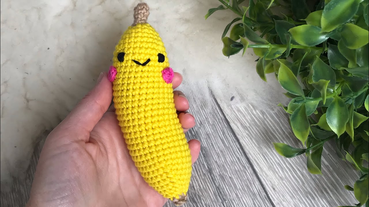 How to Crochet an Amigurumi Banana