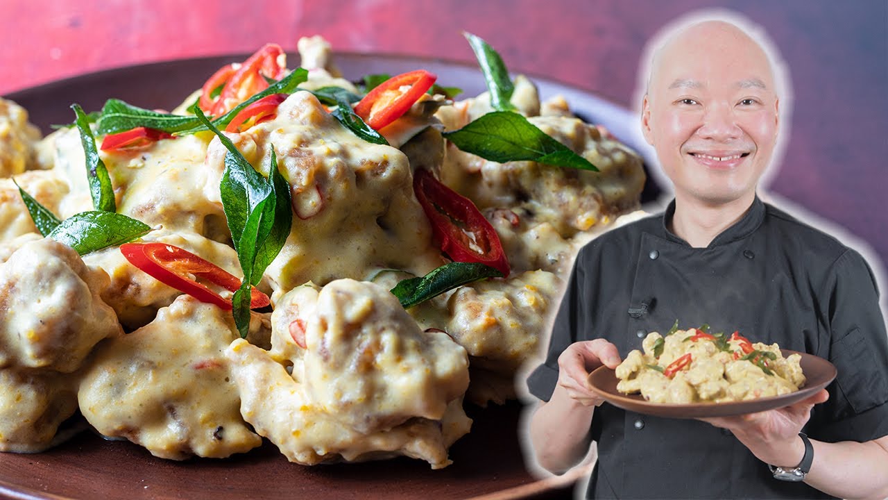 The Crispiest Salted Egg Chicken Nugget Recipe