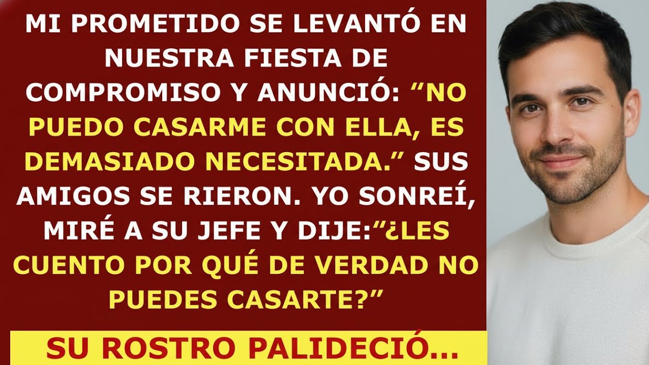 Mi Prometido Me Humilló en Nuestra Fiesta de Compromiso — Pero No Sabía Que Había Invitado a Su Jefe