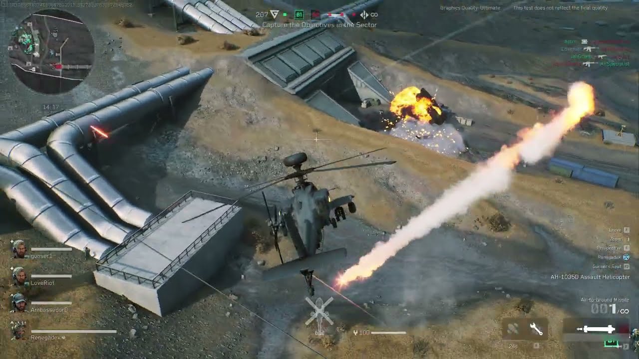 Delta Force - Havoc Warfare Multiplayer Pure Helicopter Gameplay (Alpha)
