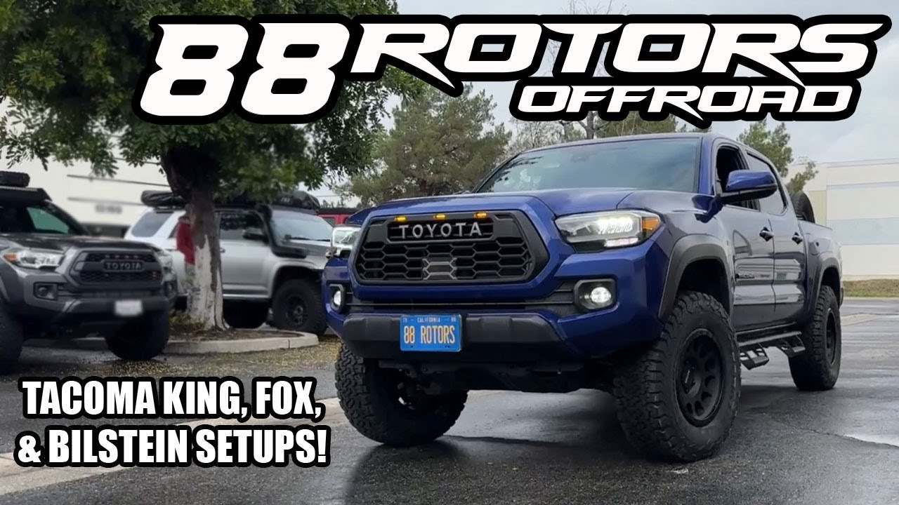 TOYOTA TACOMA KING 3-ГО ПОКОЛЕНИЯ VS FOX VS BILSTEIN ЛИФТ-ПАКЕТЫ