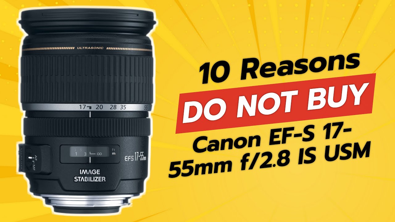 Canon EF-S 17-55mm f/2.8 IS USM | 10 причин НЕ покупать! 🚫📷