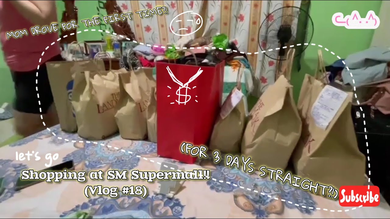 Shopping at SM Supermall! (For 3 days straight) (PHILIPPINES VLOG #18) - August 2024