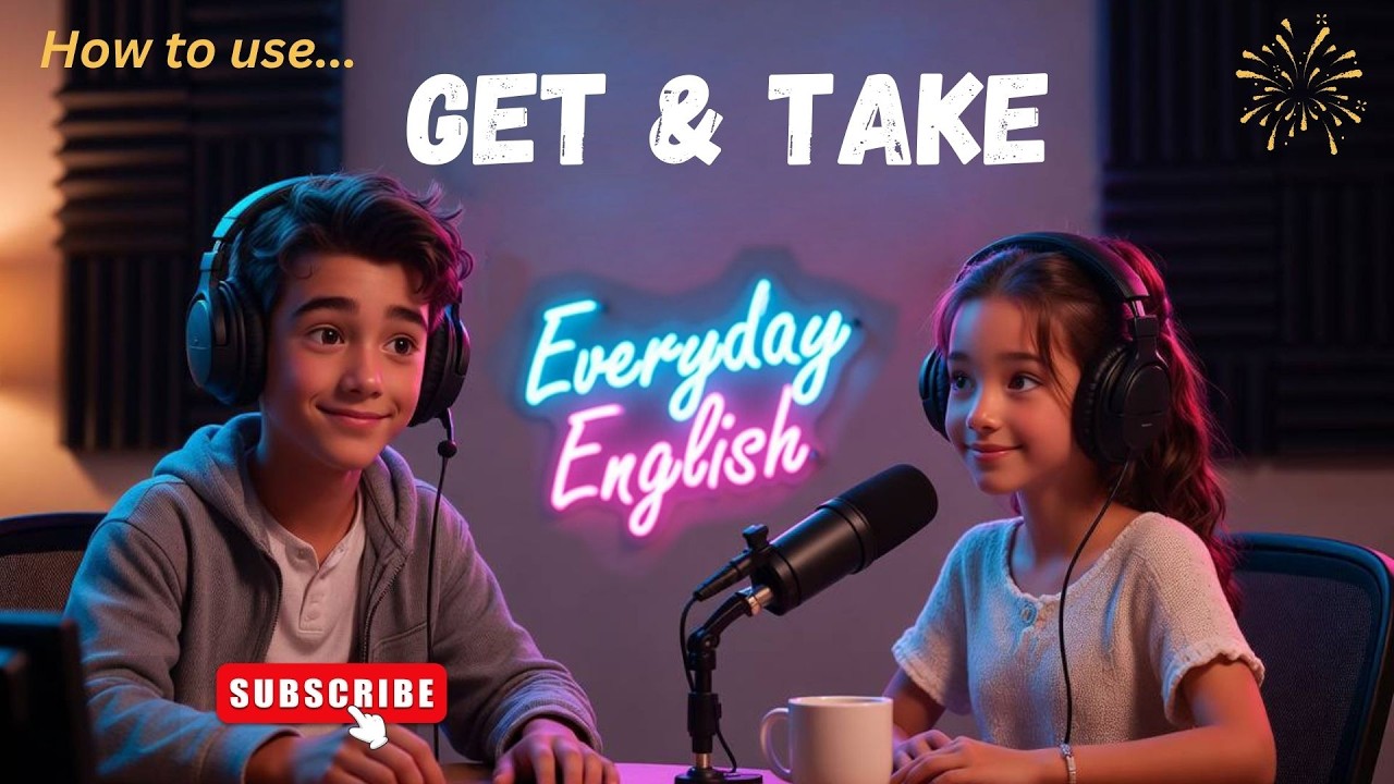 Learn How To Use GET and TAKE in Everyday English | Daily English Conversation | English Podcast