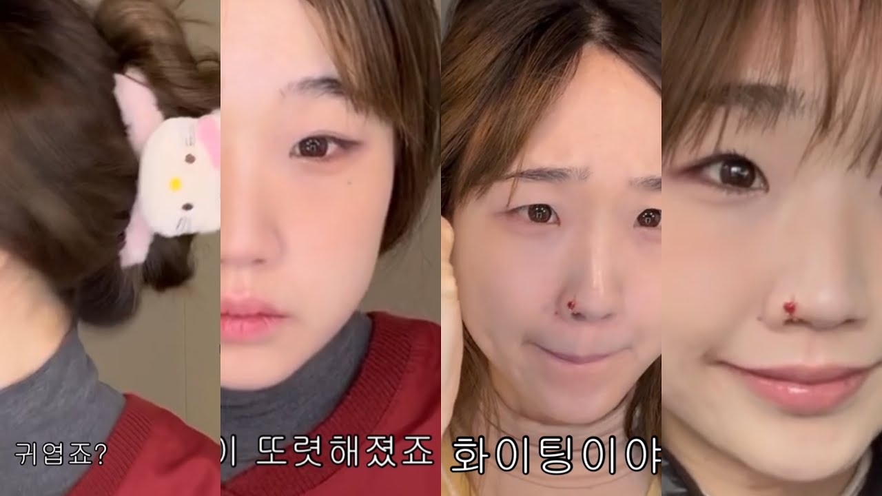 조곤조곤 메이크업하면서 출근 준비