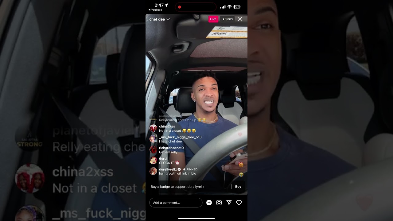 RellyB Responds 2 ChefDee Interview & Says He Is Scared Of Jonathan & More *Full Live