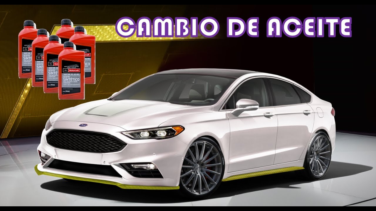 AFINACION FORD FUSION 2.5L PARTE 5 CAMBIO DE ACEITE
