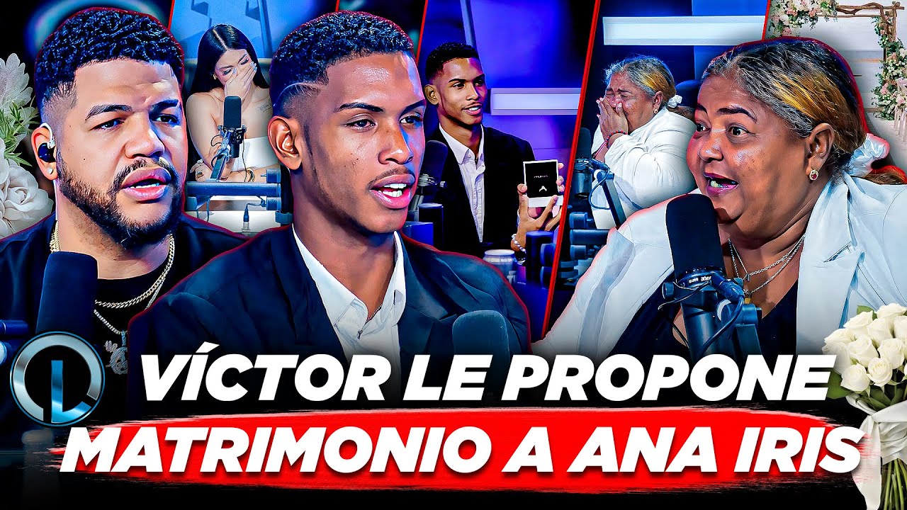 VÍCTOR LE PIDE MATRIMONIO A ANA IRIS Y SE VAN EN LLANTOS DE ALEGRIA “LUINNY LE PAGARÁ LUNA DE MIEL”