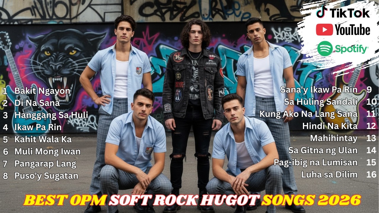 BEST OPM Soft Rock Hugot Songs 2026 – Emotional Tagalog Love Ballads for Broken Hearts Mix