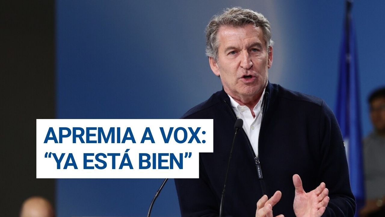 FEIJÓO apremia a VOX a entenderse: 