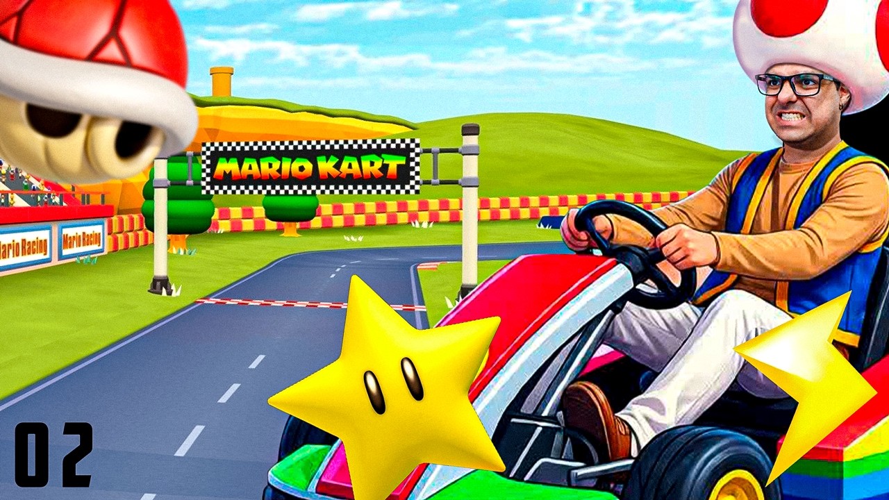 ME DEIXARAM PRA TRÁS!! - MARIO KART #02
