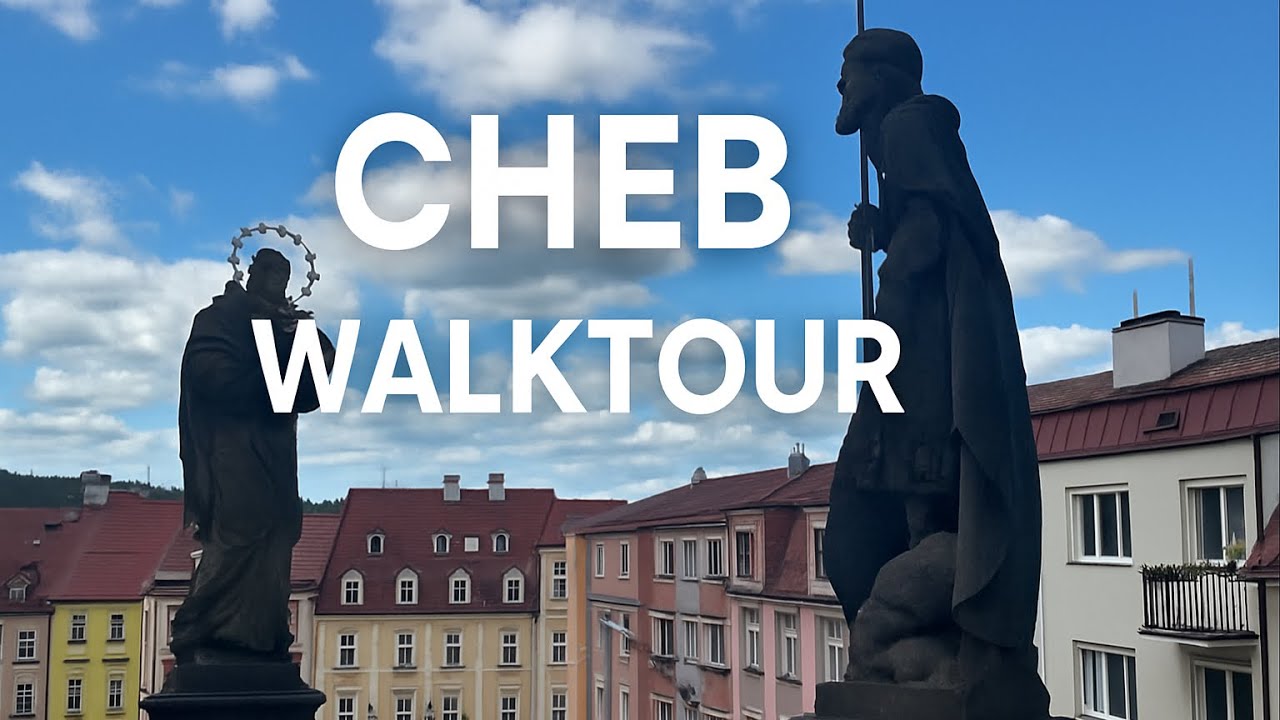 Walking Through Cheb in 4K | Old Town, Historic Church & New Center | Czech Republic City Walk
