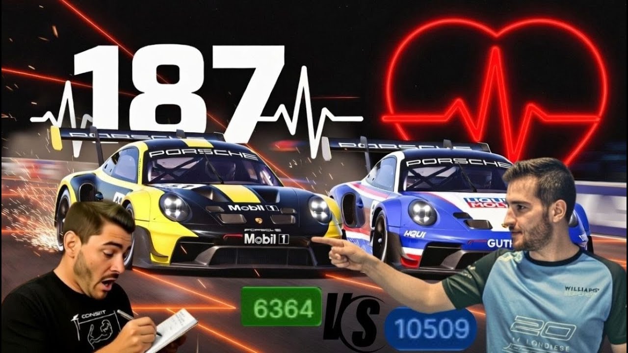 Porsche 992.2 CUP vs Moritz 10.500 iR y otros pilotos TOPSPLIT!